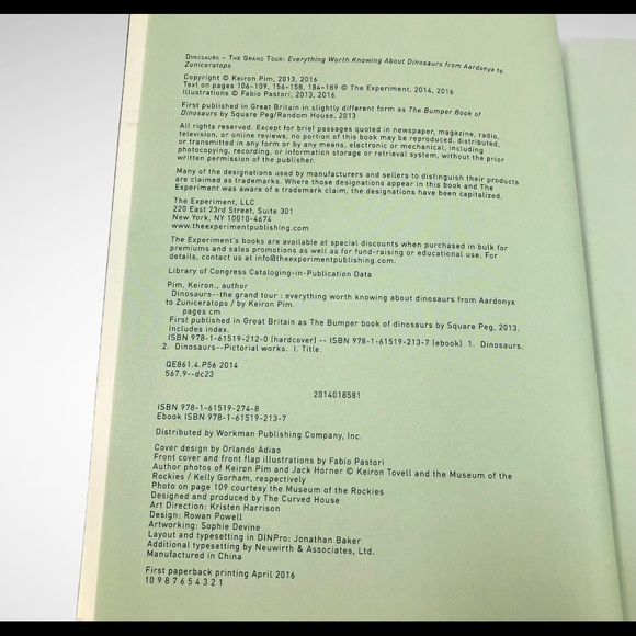 Dinosaurs the Grand Tour by Keiron Pim - Picture 4 of 6